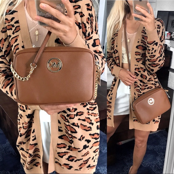 MICHAEL Michael Kors Handbags - 🆕 MICHAEL KORS FULTON CROSSBODY in LUGGAGE!
